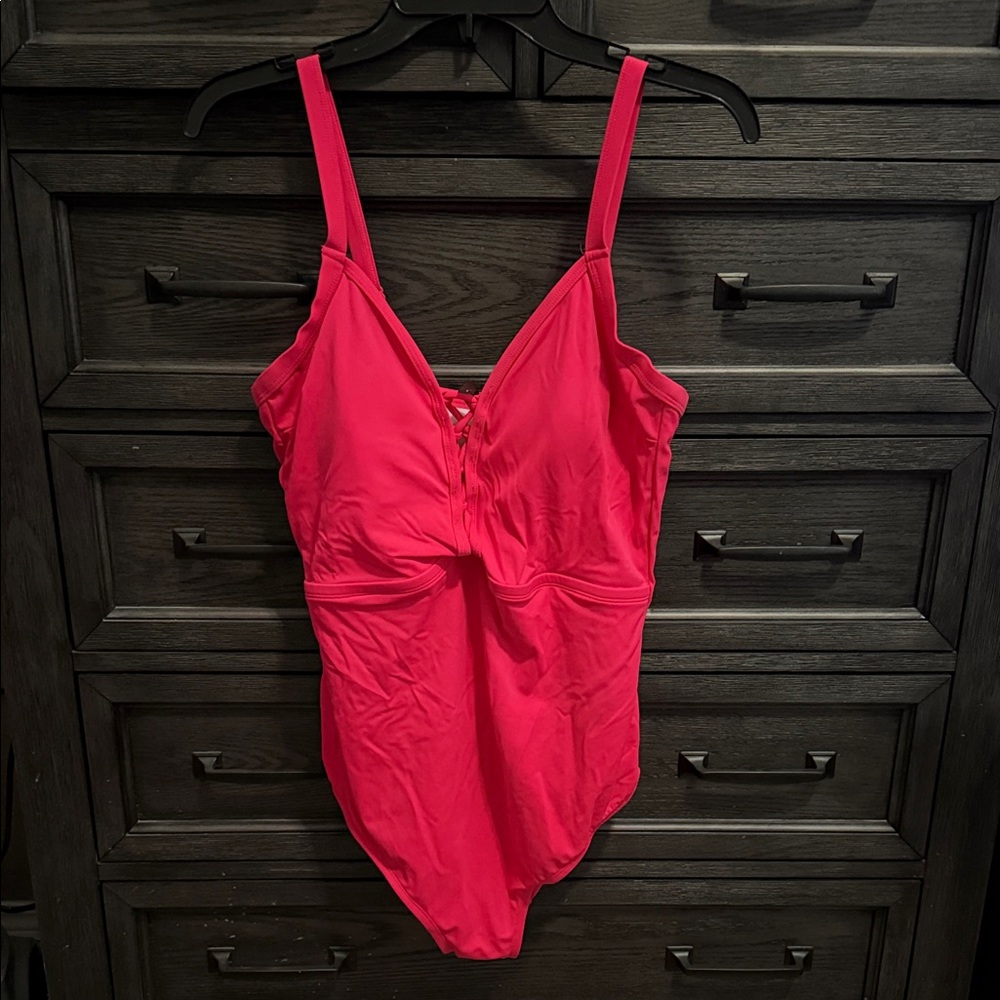 Torrid Pink One-Piece Swimsuit